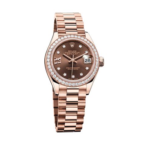 ladies gold rolex watches oyster perpetual datejust|Rolex lady Datejust bezel.